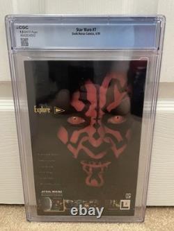 Star Wars #7 (Dark Horse 1999) 1st Appearance Aurra Sing CGC 9.8 Star Wars #7 (Dark Horse 1999) 1st Appearance Aurra Sing CGC 9.8