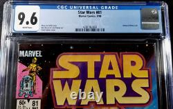 Star Wars #81 CGC 9.6 The return of Boba Fett vintage Marvel Comics 1984