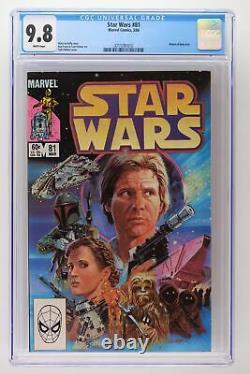 Star Wars #81 Marvel 1984 CGC 9.8 Return of Boba Fett