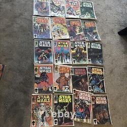 $ Star Wars 81 NEWSSTAND Marvel Comics Escapes Sarlaccc Pit 1984 LOT OF 20