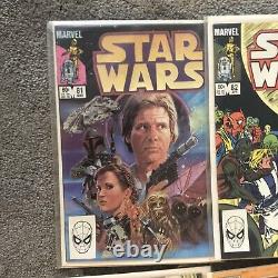 $ Star Wars 81 NEWSSTAND Marvel Comics Escapes Sarlaccc Pit 1984 LOT OF 20