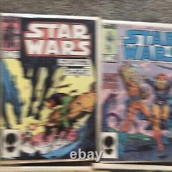 $ Star Wars 81 NEWSSTAND Marvel Comics Escapes Sarlaccc Pit 1984 LOT OF 7