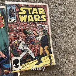 $ Star Wars 81 NEWSSTAND Marvel Comics Escapes Sarlaccc Pit 1984 LOT OF 7