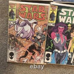 $ Star Wars 81 NEWSSTAND Marvel Comics Escapes Sarlaccc Pit 1984 LOT OF 7