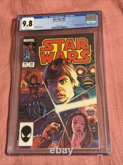 Star Wars #87, CGC 9.8 White Pages, App. Kiro, Rik Duel, Chihdo, Marvel 1984