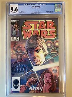 Star Wars #87 (Marvel 9/84) CGC 9.6 WHITE PAGES (Direct)