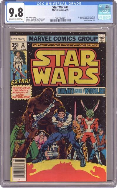 Star Wars #8 Cgc 9.8 1978 3867264007