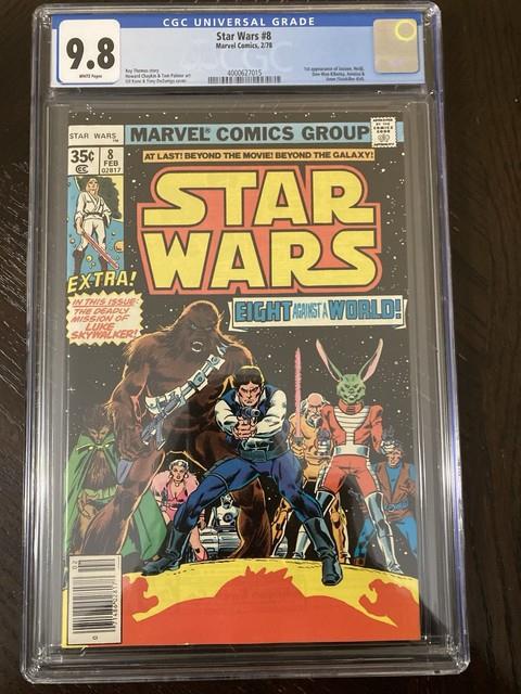 Star Wars #8 Cgc 9.8 White Pages