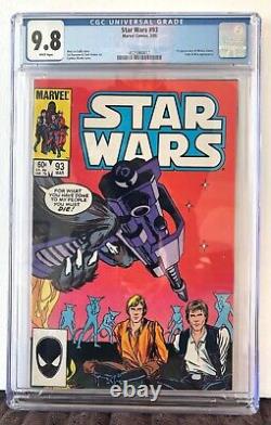 Star Wars #93, CGC 9.8, White Pages, 1st app. Minka, Durne, March'85