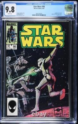 Star Wars #98 Cgc 9.8 White Pages Marvel 1985 Bill Sienkiewicz Free Shipping