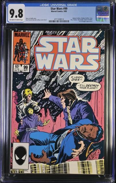Star Wars 99 Cgc Graded 9.8 Nm/mt Marvel Comics 1985