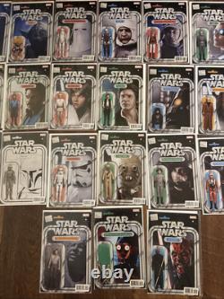 Star Wars ACTION FIGURE VARIANT Comic Lot of 33 issues Marvel