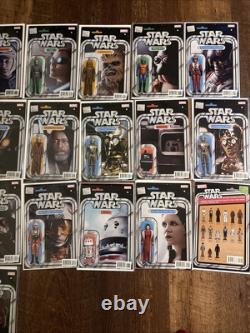 Star Wars ACTION FIGURE VARIANT Comic Lot of 33 issues Marvel