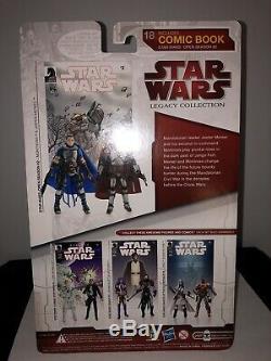 Star Wars Action Figure Lot Montross and Jaster Mareel Comic pack Mandalorian