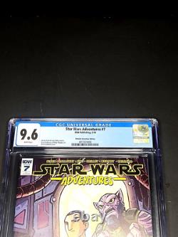 Star Wars Adventures #7RI Laufman 110 Retailer Incentive Variant CGC 9.6 2018 Star Wars Adventures #7RI Laufman 110 Retailer Incentive Variant CGC 9.6 2018