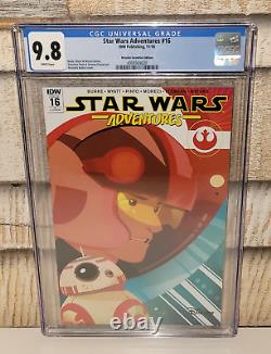 Star Wars Adventures CGC 9.8 #16 110 1st Kazuda Xiono, 1st Embo Bounty Hunter