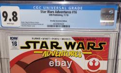 Star Wars Adventures CGC 9.8 #16 110 1st Kazuda Xiono, 1st Embo Bounty Hunter