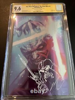 Star Wars Adventures The Clone Wars #5 CGC 9.6 Sign & Sketch by Giang