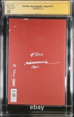 Star Wars Age of Republic Jango Fett #1 Custom Gorkem Demir Art CGC SS 9.6