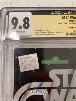 Star Wars Ahsoka #1 2024 Marvel Signed John Tyler Christopher Variant CGC 9.8 Star Wars Ahsoka #1 2024 Marvel Signed John Tyler Christopher Variant CGC 9.8
