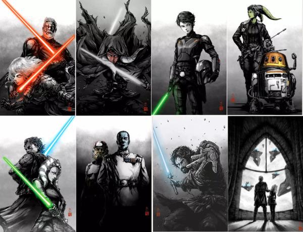 Star Wars Ahsoka #1-8 Takashi Okazaki Ltd Ed Exclusive 8 Virgin Variant Set