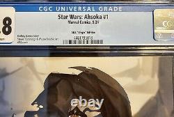 Star Wars Ahsoka #1 AKA 1100 Ratio Incentive Virgin Variant CGC 9.8
