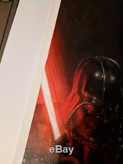 Star Wars Aphra #2 Cover Painting Original Art by Dave Dorman Vader & Palpatine