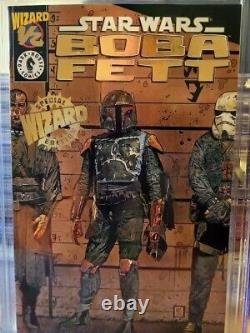 Star Wars Boba Fett #1/2 1997 CGC 9.8 DarkHorse, Gold Wizard Tim Bradstreet