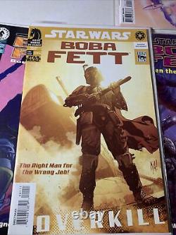 Star Wars Boba Fett Comic Lot 10 Issues Enemy of the Empire, Overkill