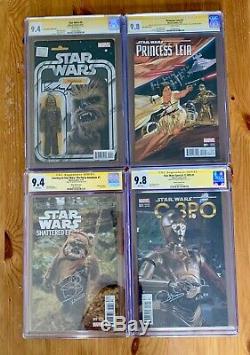 Star Wars CGC Signature Series Collection Carrie Fisher Peter Mayhew Marvel