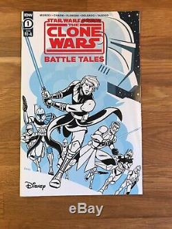 Star Wars Clone Wars #1, 4, 5, 6 & Adventures Battle Tales #1 (110 variant)