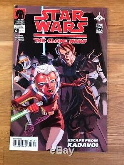 Star Wars Clone Wars #1, 4, 5, 6 & Adventures Battle Tales #1 (110 variant)