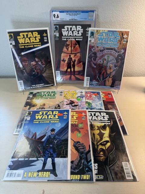 Star Wars Clone Wars 1 Cgc 9.6 1st Ahsoka Tano & #2 3 4 8 9 10 11 12 Nm