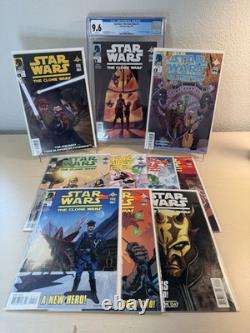 Star Wars Clone Wars 1 CGC 9.6 1st Ahsoka Tano & #2 3 4 8 9 10 11 12 NM