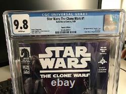 Star Wars Clone Wars 1 CGC 9.8 1st Ahsoka Tano Dark Horse 100 Variant