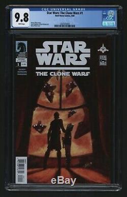 Star Wars Clone Wars #1 CGC 9.8 1st App Ashoka Tano Dark Horse Comics 2008