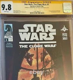 Star Wars Clone Wars #1 CGC SS 9.8 SIGNED Ashley Eckstein 1st Ahsoka Tano 2008 Star Wars Clone Wars #1 CGC SS 9.8 SIGNED Ashley Eckstein 1st Ahsoka Tano 2008