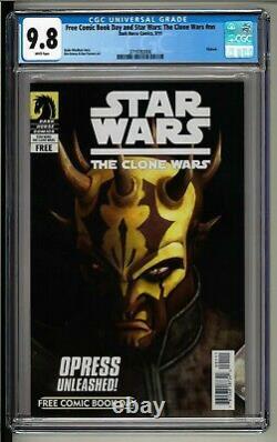 Star Wars Clone Wars FCBD (2011) CGC 9.8 White! 1st Savage Opress! Darth Maul