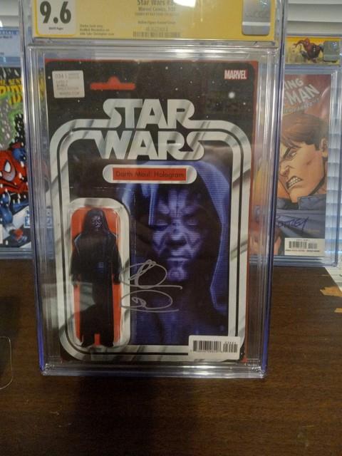 Star Wars Comic #34 Darth Maul Sighned By Ray Park Cgc Graded 9.6