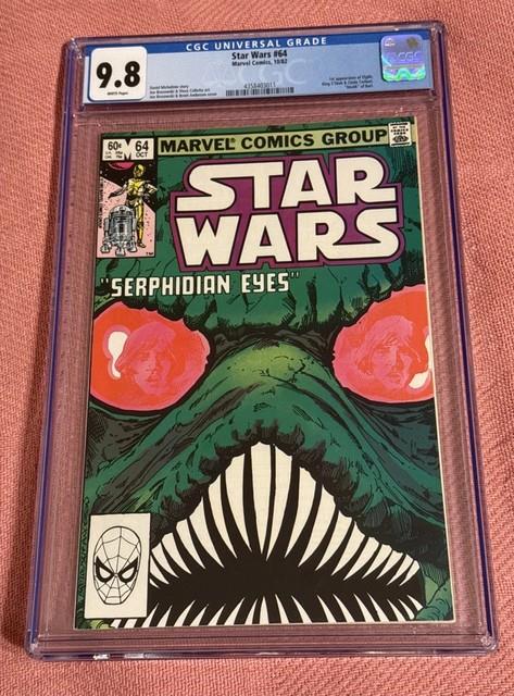 Star Wars Comic #64, Cgc 9.8 White Pages, Death Of Berl, Marvel 1982
