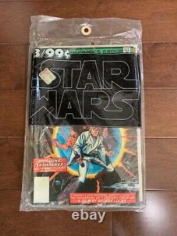 Star Wars Comic Books #1-3 Sealed 3-Pack Whitman 35 Cent Reprint