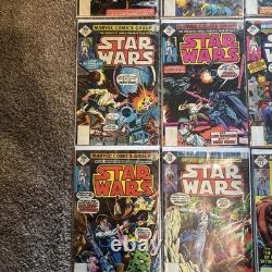 Star Wars Comic Lot 1-14 1977 Backed/ Boarded Great Set
