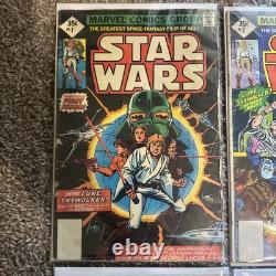 Star Wars Comic Lot 1-14 1977 Backed/ Boarded Great Set