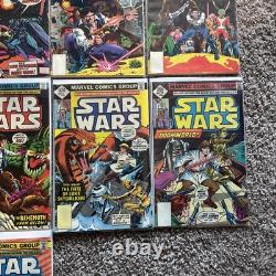 Star Wars Comic Lot 1-14 1977 Backed/ Boarded Great Set
