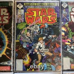 Star Wars Comic Lot 1-14 1977 Backed/ Boarded Great Set