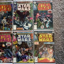 Star Wars Comic Lot 1-14 1977 Backed/ Boarded Great Set