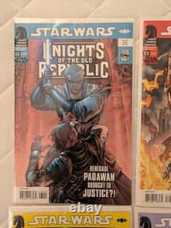 Star Wars Comic Lot Dawn Of The Jedi #1,2,3 Dark Horse Knights Republic #32-35