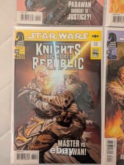Star Wars Comic Lot Dawn Of The Jedi #1,2,3 Dark Horse Knights Republic #32-35