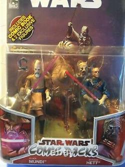 Star Wars Comic Packs KI ADI MUNDI AND SHARAD HETT Figure 2 Pack #11