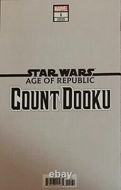 Star Wars Count Dooku Age Of Republic JTC VARIANT COVER 2019